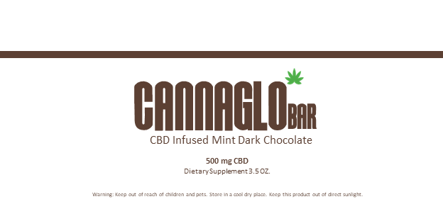 CBD Infused Mint Dark Chocolate
